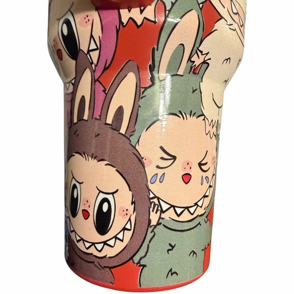 Stanley Labubu Monster Custom Graphic 40oz Quencher H2.0 Insulated Tumbler - Picture 8 of 9